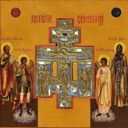 Икона "Распятие Господне с предстоящими".