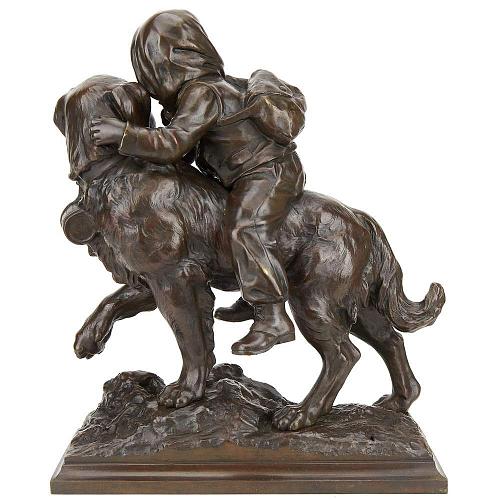 Скульптура "Сенбернар"