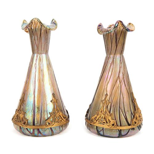 Парные вазы "Wilhelm Kralik"