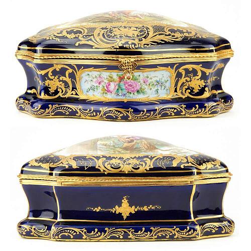 Шкатулка с пасторальной сценой