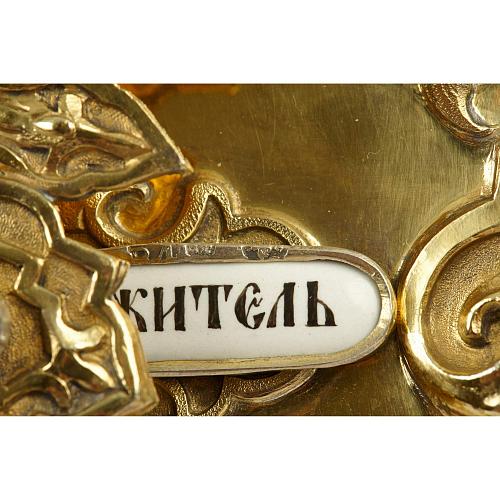 Икона Господь Вседержитель в окладе Мстёра