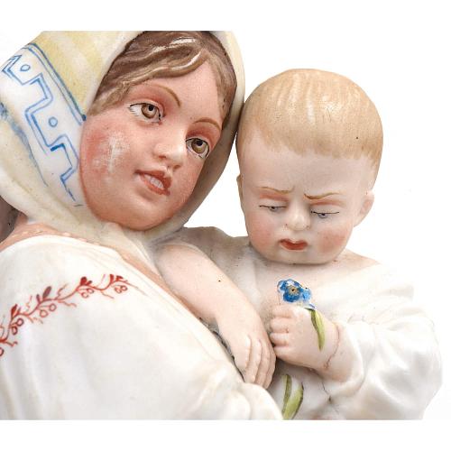 «Девочка крестьянка с ребенком». Гарднер.