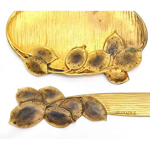 Письменный прибор "Листья"