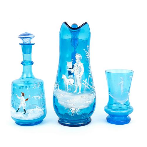 Штоф «Прошу пить» Кувшин и вазочка.