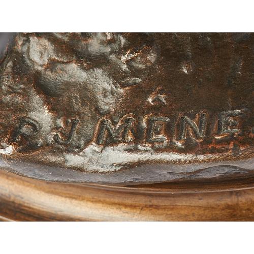 Скульптуры парные «Шотландские охотники». Мене.