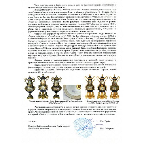 Экспертное заключение НИНЭ им. П.М. Третьякова.