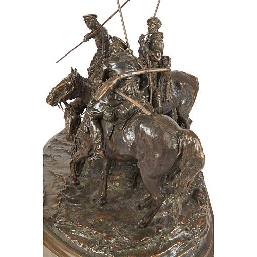 «Донские казаки – фуражиры». Лансере.