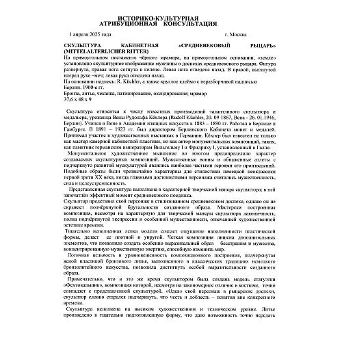 Экспертное заключение Дементьева Л.А.