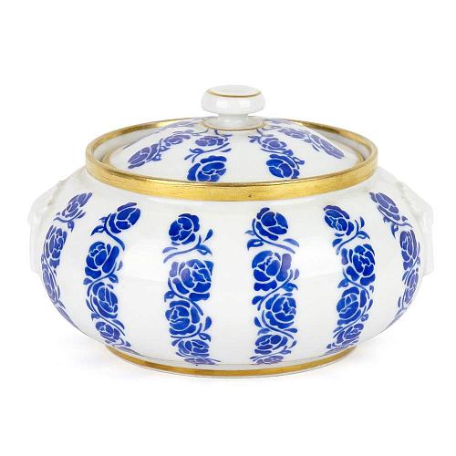 Сервиз на 6 персон "Синие розы". Н II