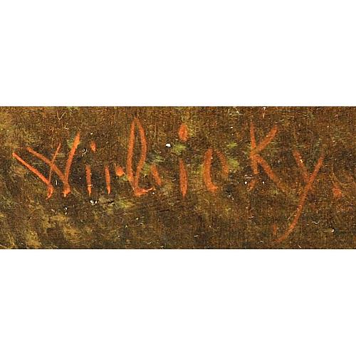 Д. Вирбицки. Пейзаж с рекой.