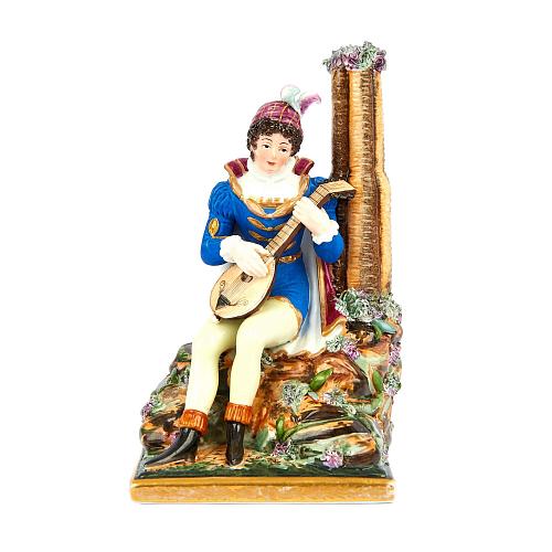 Статуэтка "Юноша с мандолиной". Попов