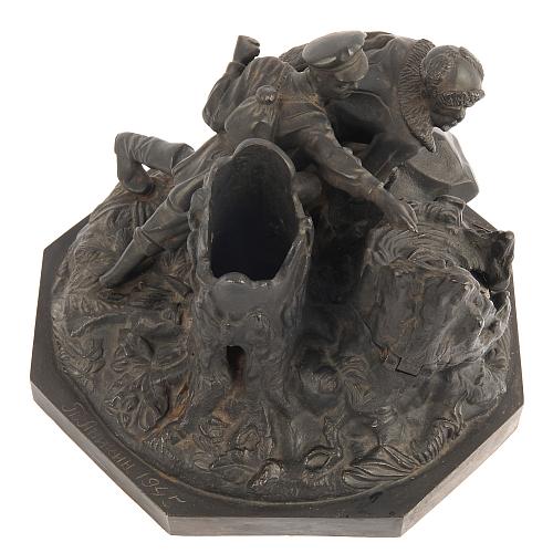 Чернильница «Партизаны». СССР. 1947 год.