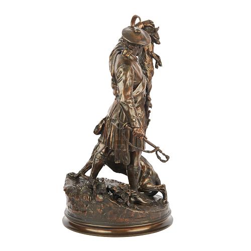 Скульптуры парные «Шотландские охотники». Мене.