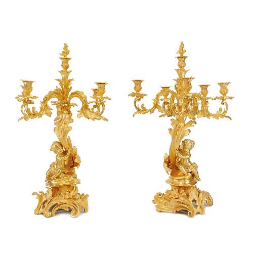 Каминный гарнитур в стиле Людовика ХV. Франция.