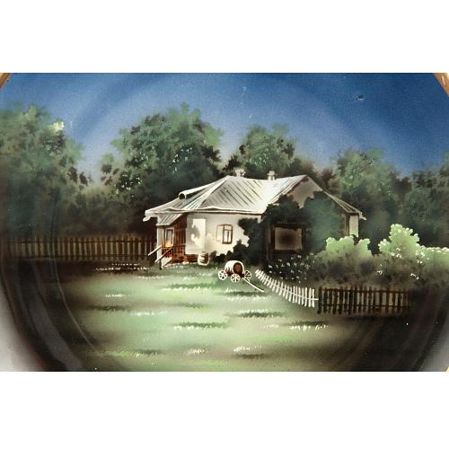 Блюдо декоративное «Вечер». Кузнецов.