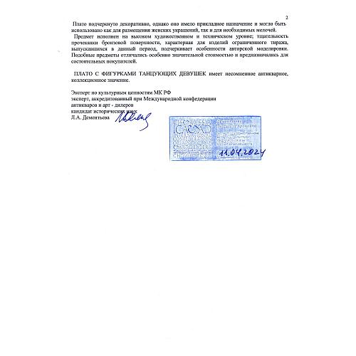 Экспертное заключение МК РФ Дементьева Л.А
