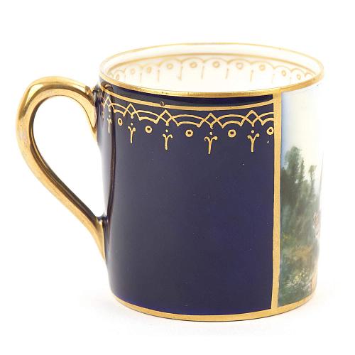 Чашка с блюдцем «Карловы Вары». Вена.