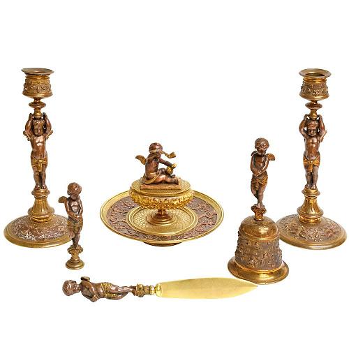 Письменный прибор "Амуры"