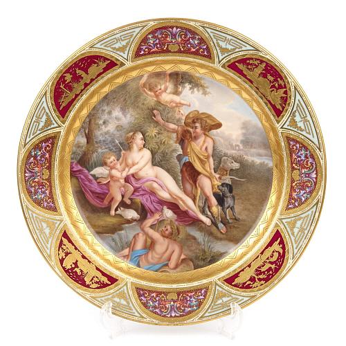 Блюдо «Адонис и Венера». Старая Вена.