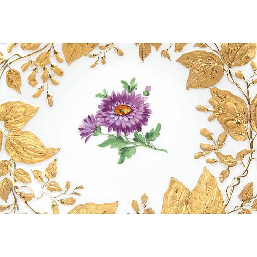 Блюдо «Астры». Мейсен.