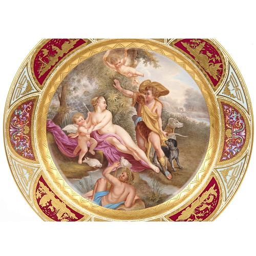 Блюдо «Адонис и Венера». Старая Вена