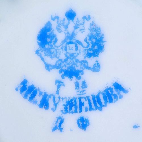 Чайная пара "Цветы на синем"