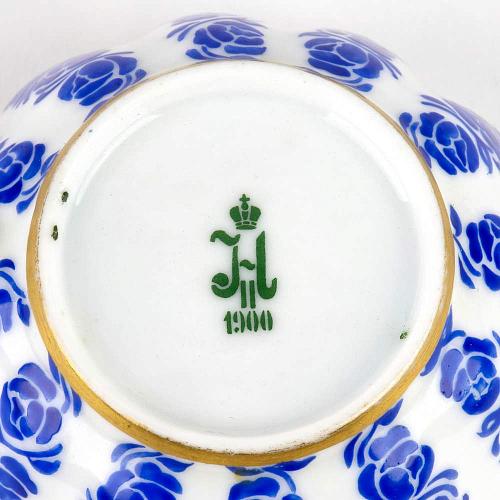 Сервиз на 6 персон "Синие розы". Н II