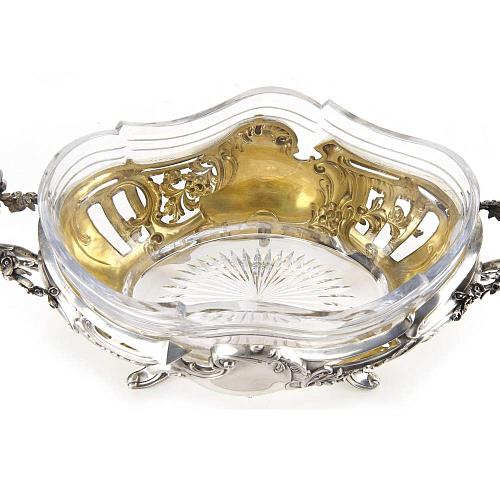 Ваза - жардиньерка «Путти и цветы». Италия.