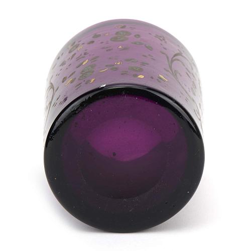 Стакан с цветочной росписью, Гусь Хрустальный.