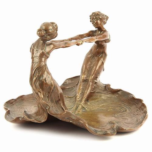 Ваза в стиле Модерн «Танцующие». Бергман.