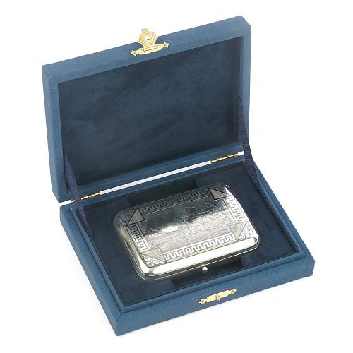 Портсигар с чернью