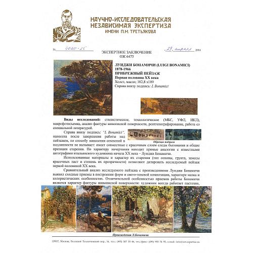 Экспертиза НИНЭ имени П. Третьякова. 