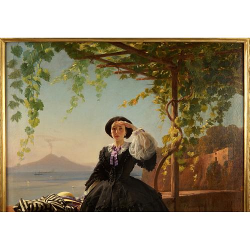 Картина «Терраса с видом на Везувий» Е.Сорокин