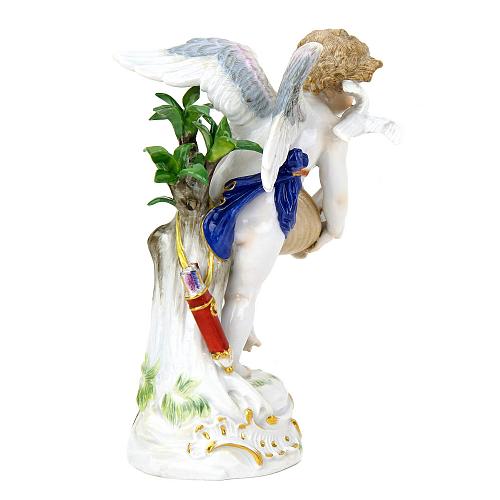 Амур с голубями. Мейссен