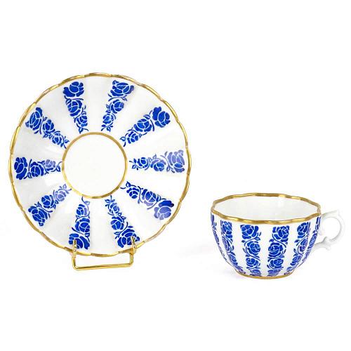 Сервиз на 6 персон "Синие розы". Н II
