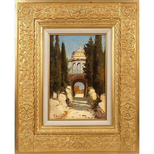 М. А. Алисов.  "Турецкая беседка в Ливадии"