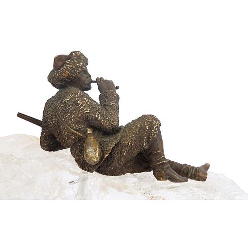 Пресс-папье "Отдыхающий охотник"