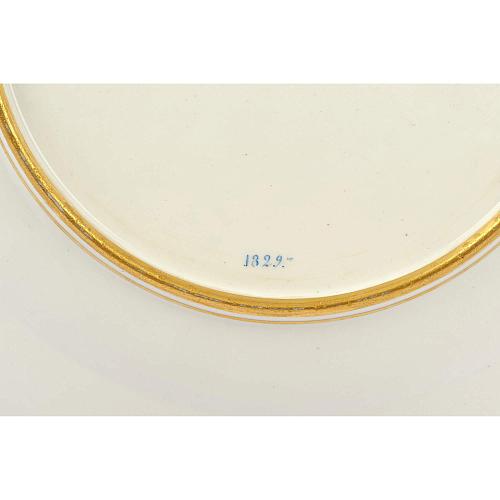 Тарелки парные со сценами народной жизни. ИФЗ.