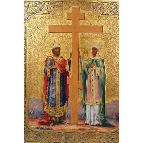 Икона «Святые равноапостольные Константин и Елена»