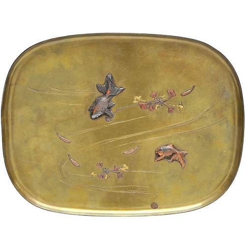 Ваза декоративная "Карпы"