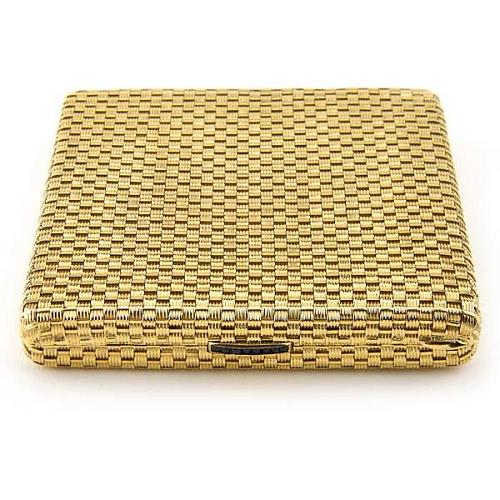 Портсигар золотой