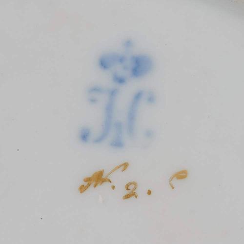 Тарелка "Бабочки и цветы" ИФЗ