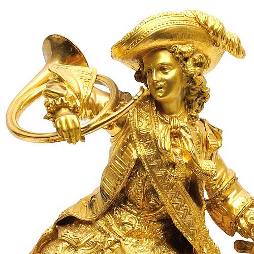 Каминные часы "Охотник"