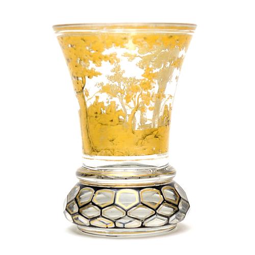 Стакан «Охота». Завод Бахметьева.