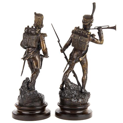 Барабанщик и трубач армии Наполеона