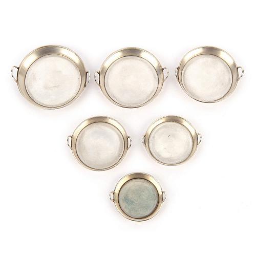 Комплект из шести икорниц. Бр. Грачевы.