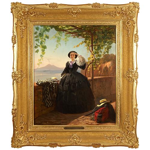 Е.С. Сорокин «Терраса с видом на Везувий»