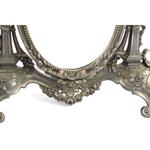 Зеркало настольное "Банты и цветочные гирлянды"