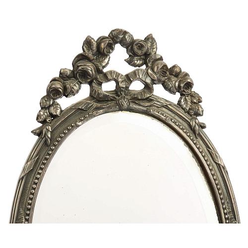 Зеркало настольное "Банты и цветочные гирлянды"