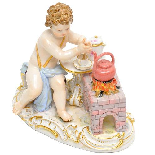 «Путто делающий шоколад». Мейссен.